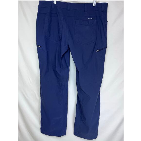 Eddie Bauer First Ascent Men's 40 x 32 Blue Straight Leg Pant Hiking Outdoors - Picture 2 of 10